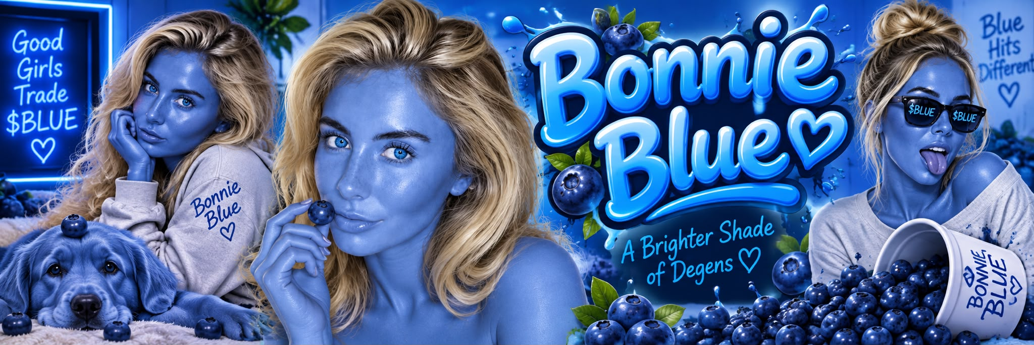Bonnie Blue campaign collage